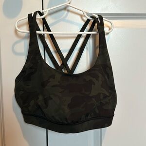 Lululemon Camo Sports Bra - Size 10
